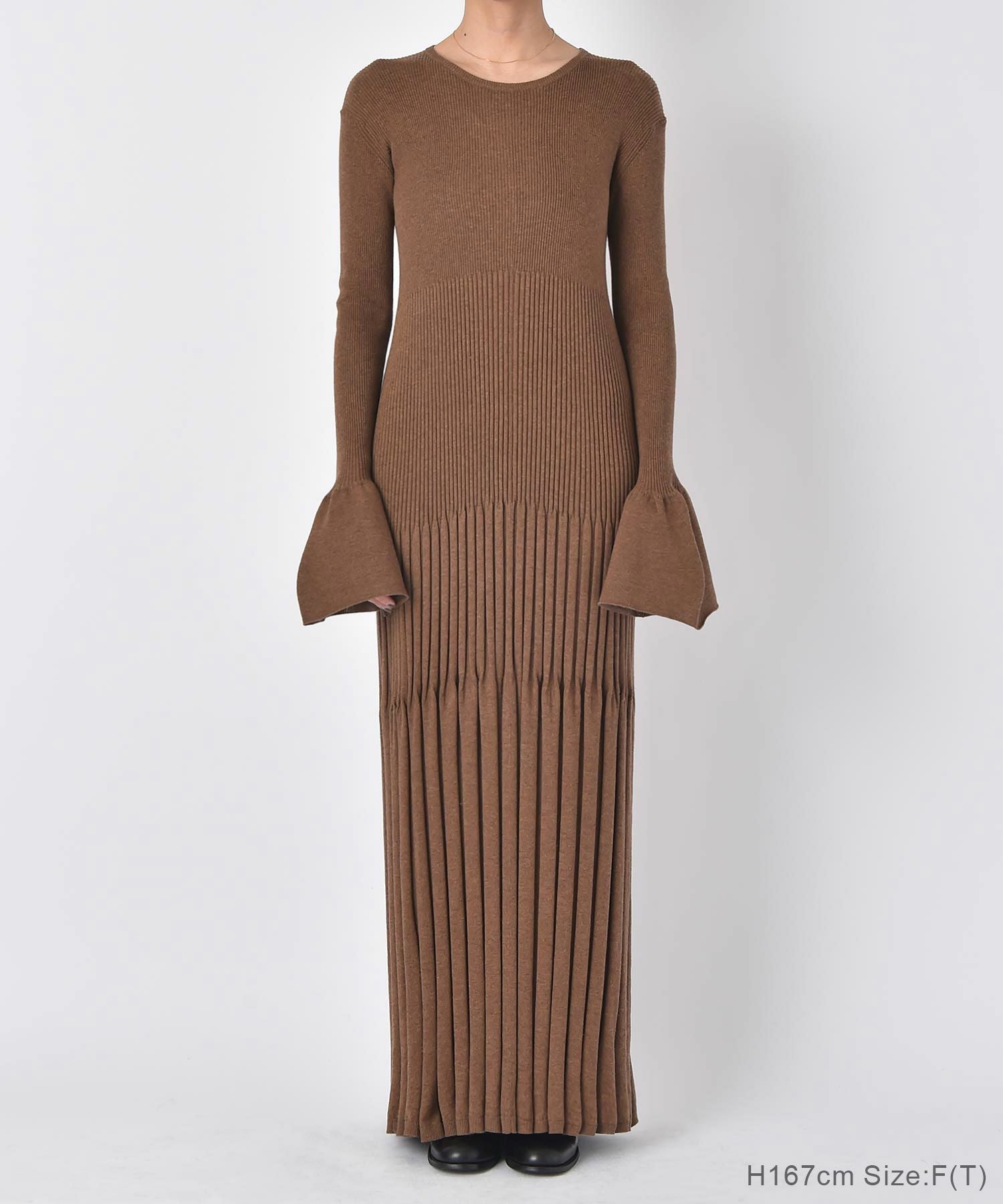 ドレミ様（リピーター様） リブニットロングドレス | AKTE