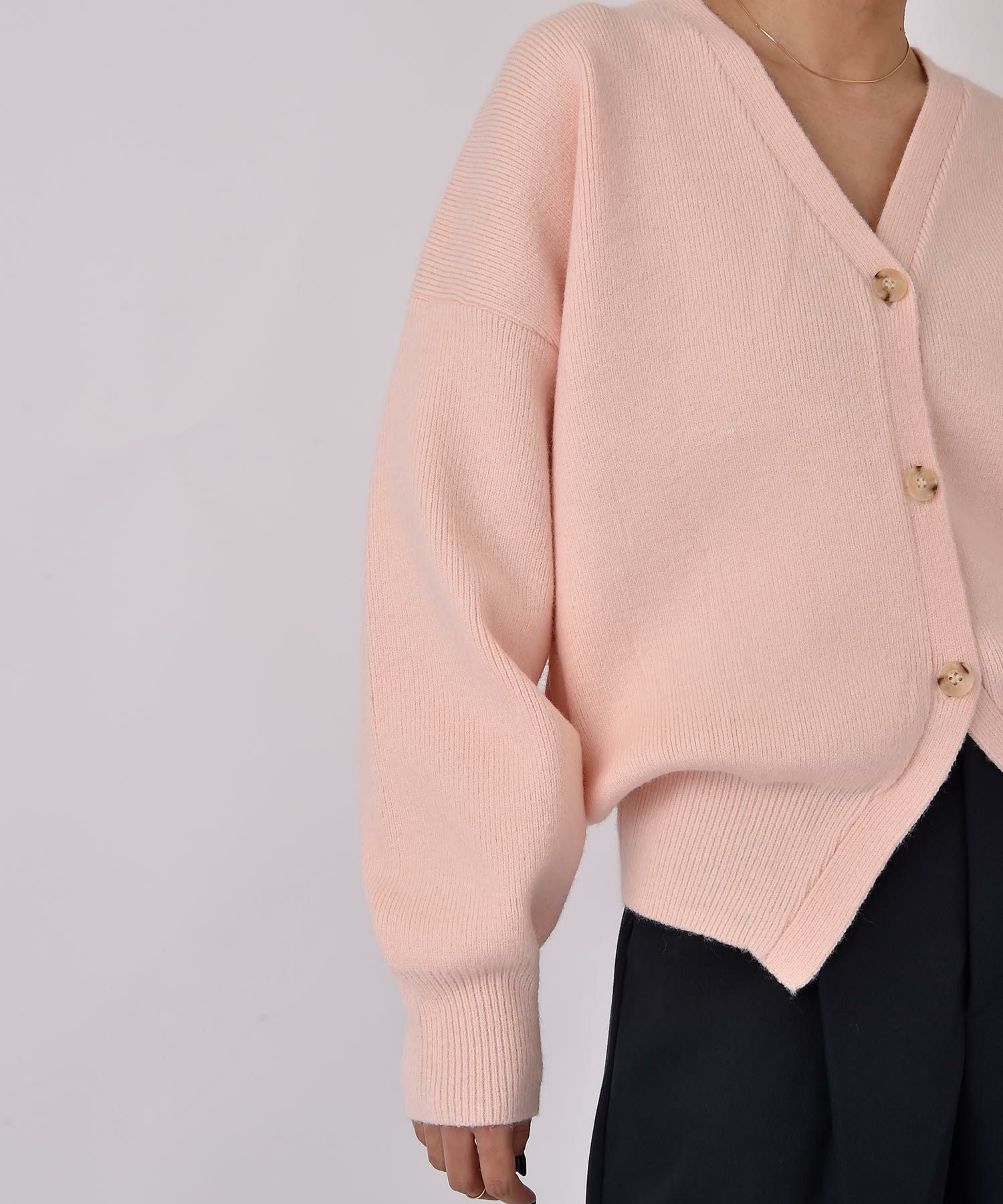 AKTEロングニットカーディガン新品タグ付き AKTE（アクテ） ワンピース ポロニットロングカーディガン : ZOZOTOWN
